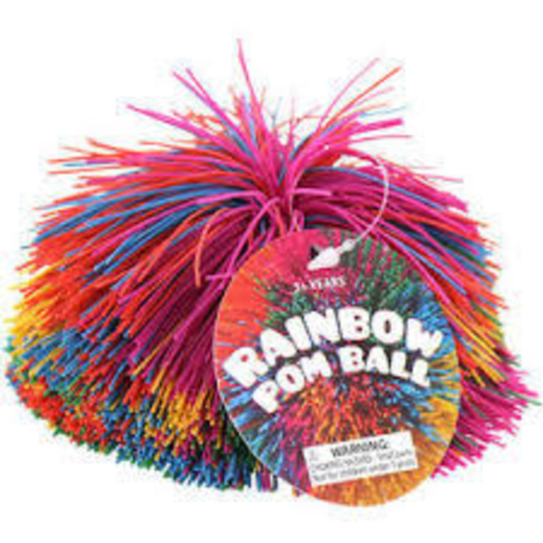 Rainbow Pom Pom Balls image 0